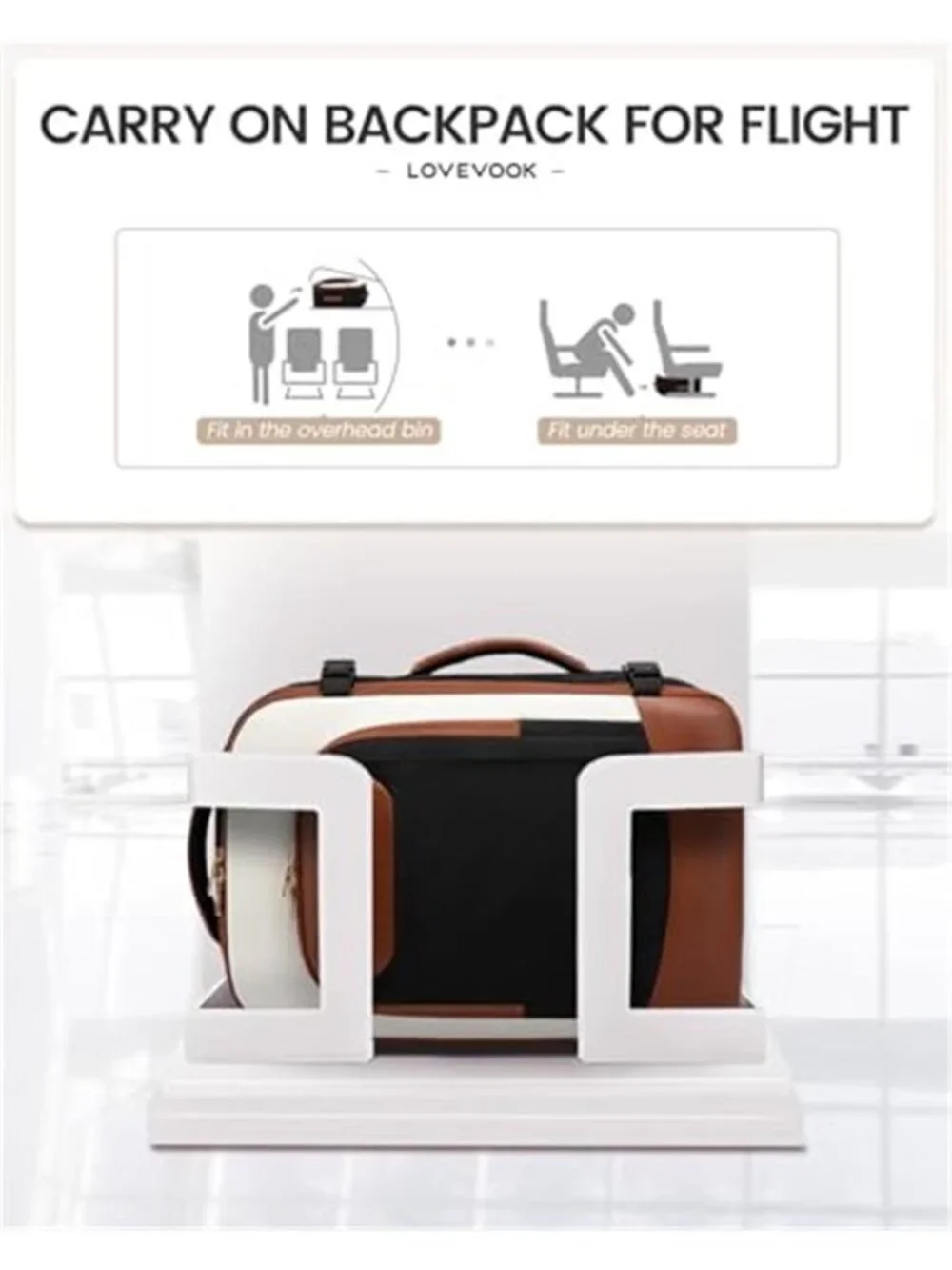 40L Travel Backpack Carry On Bag Women Men Personal Item Laptop Weekender TSA